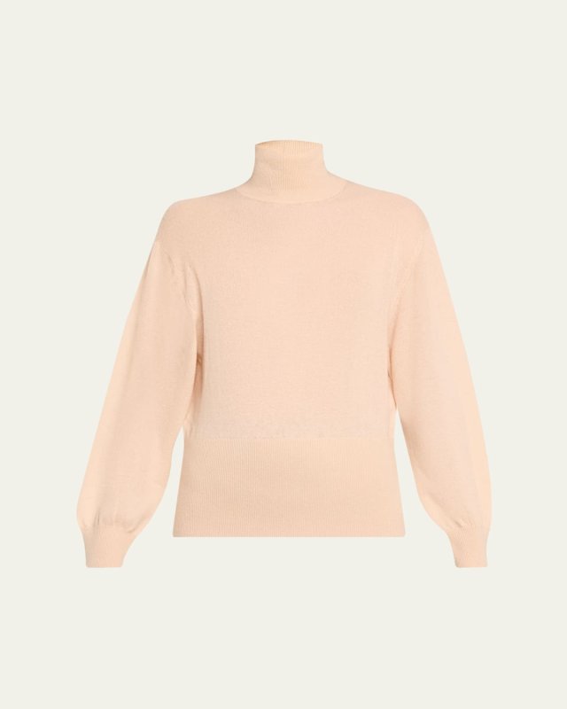 Camino Cashmere-Silk Turtleneck Sweater